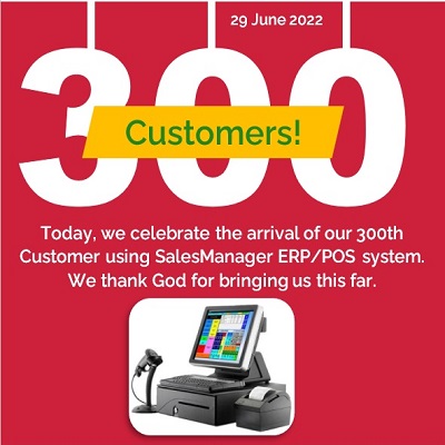 You are currently viewing Celebrating Our 300th Customer of SalesManager