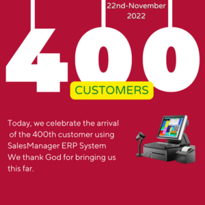 Read more about the article Celebrating Our 400th Customer of SalesManager