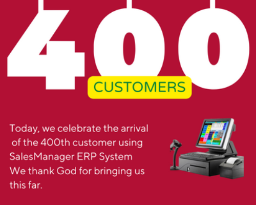 Celebrating Our 400th Customer of SalesManager